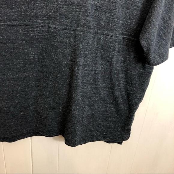 Community Heathered Blue Double Layered Oversized T-Shirt Sz M - Picture 8 of 8